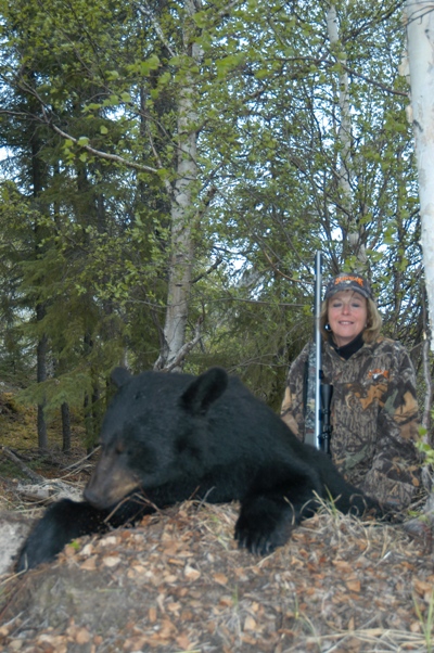 Charlotte Lee and her Canada Bear